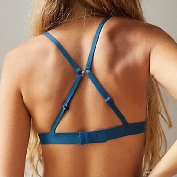 Free People Bra Teal Blue NWT Size XS - Picture 7 of 12
